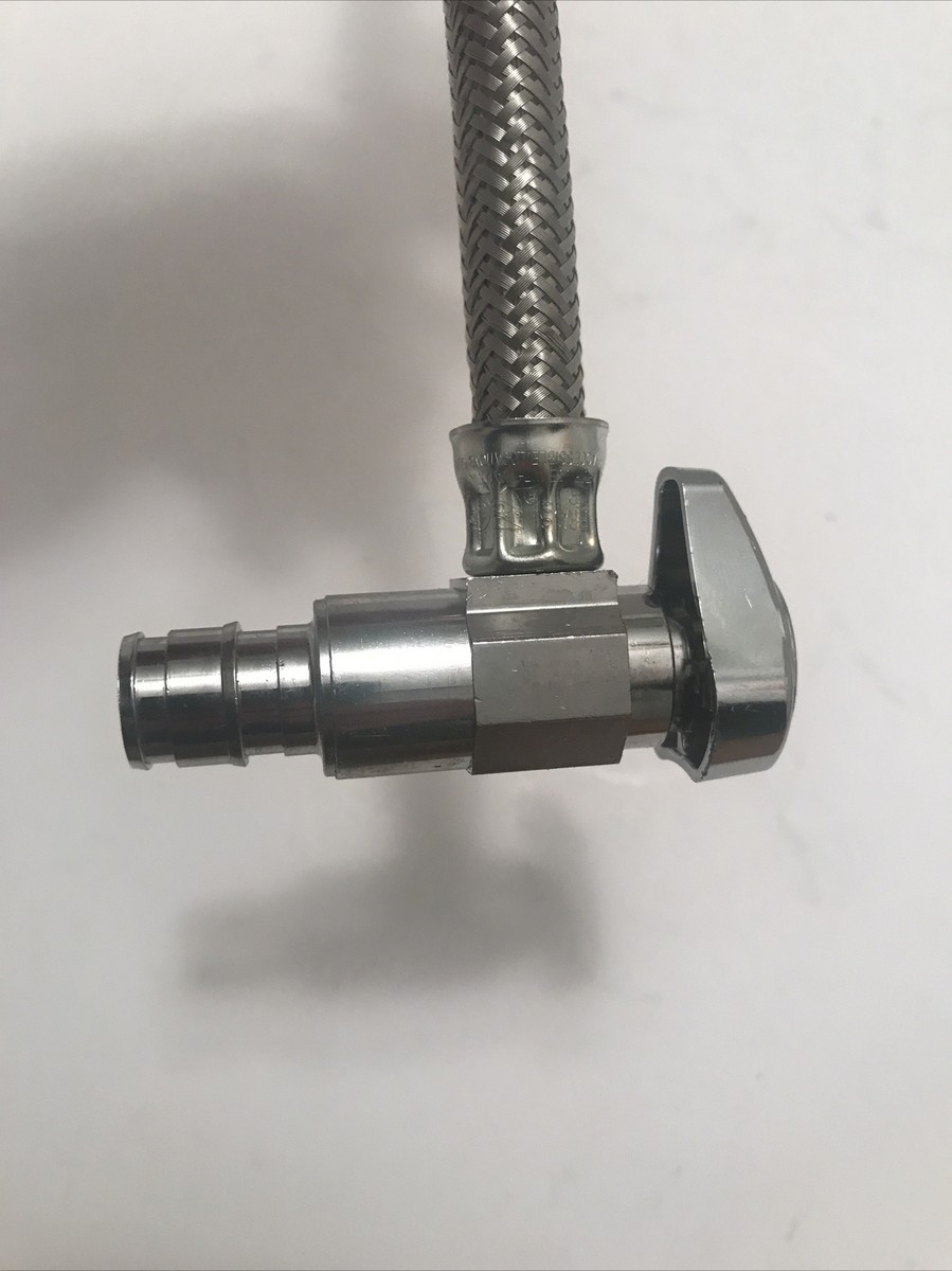 ぺっペ BrassCraft Toilet One-Piece Supply Line W/shut Off 1/2