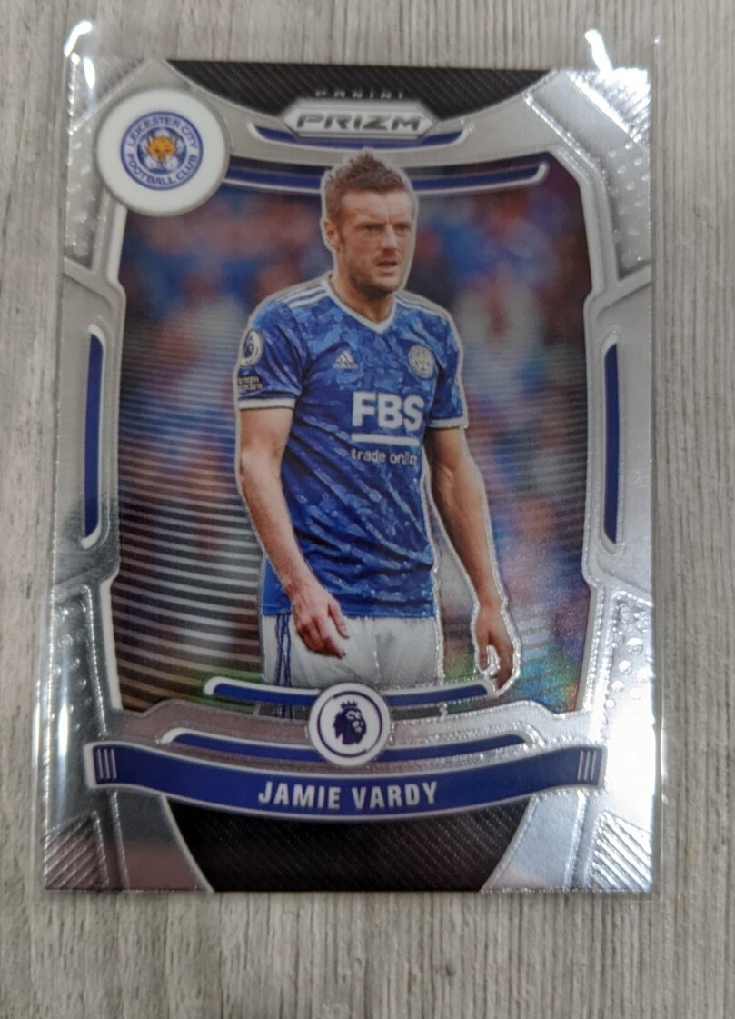 JAMIE VARDY 2021-22 Panini Prizm Premier League Base Set #28