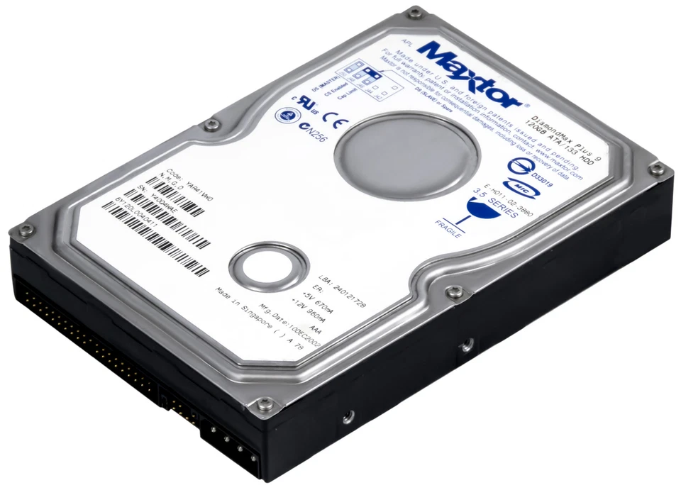 Maxtor Diamondmax Plus 9 120GB 7.2K 2MB Ata 3.5'' 6Y120L0 - Immagine 2 di 3