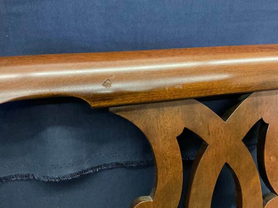 Cabecero Henkel Harris estilo Chippendale caoba maciza tamaño queen Foto 4 de 4