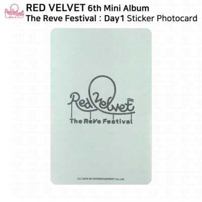 RED VELVET The Reve Festival Day 1 SMTOWN Official Goods Sticker