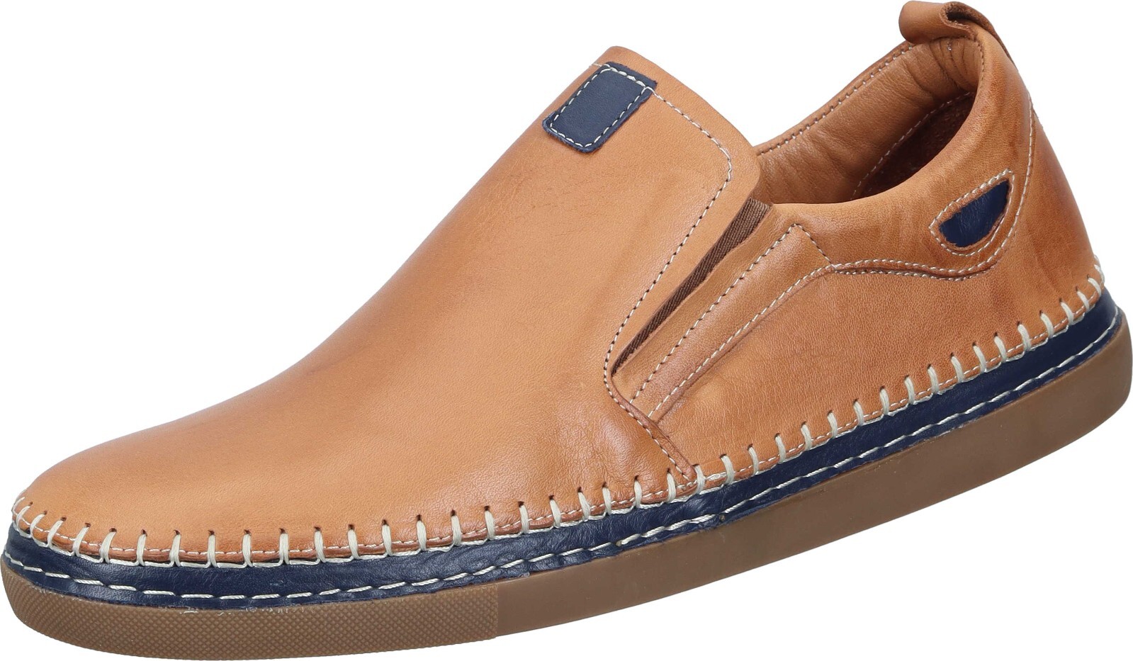 Модель Manitu Herren Mokassin, женская обувь, тапочки 630744-21 braun 39-46