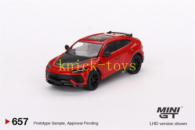 MINI GT 1:64 Lambo Urus Performante Rosso Mars Diecast Model Car