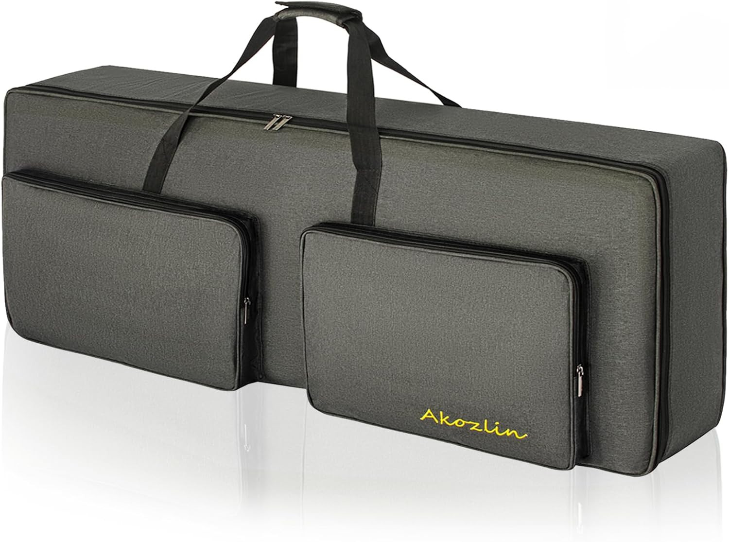 76-Key Padded Keyboard Gig Bag Portable Foldable Electric Piano Keyboard Case Ba
