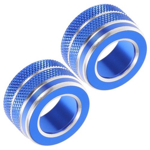 2 Pcs Air Conditioning Knob Decorative Ring Conditioner Control Switch - Afbeelding 3 van 12