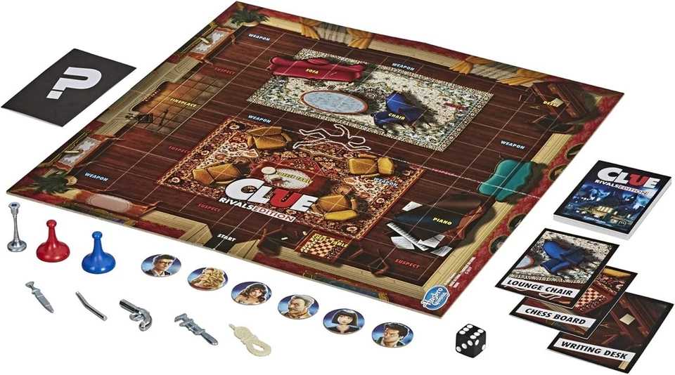 Hasbro Cluedo Board Game Rivals Edition 2Players 8+ Classic Detective Game - Image 4 of 4