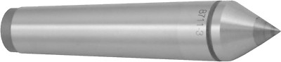 Bison-Bial MT#5 Carbide Tipped Full Point Dead Lathe Center-.0001'' TIR