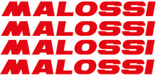 Kit 4 pz. ADESIVI MALOSSI ROSSO LUCIDO 30x3Cm
