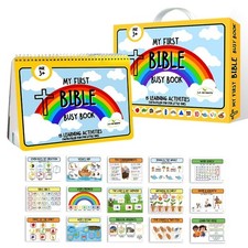Bible Busy Book for Toddlers Ages 3 and Up - Montessori Sensory Toys Busy Boa...