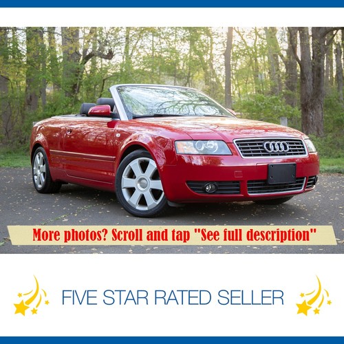 2004 Audi A4 Cabriolet 45K mi 1 Owner Leather 50+Pix CARFAX WE SHIP!