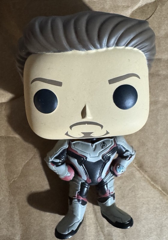Funko POP Tony Stark #449 Vinyl Bobblehead Marvel Avengers Endgame Loose OOB