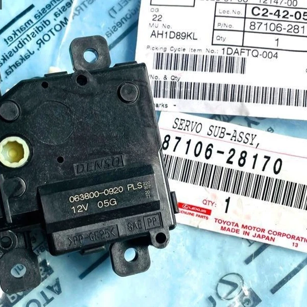 Land Cruiser Highlander Lexus LX570 HVAC Damper Servo Actuator OEM 87106-28170 Foto 3 de 4