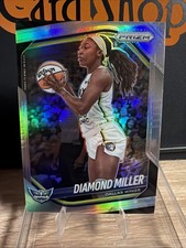 2025 Panini Prizm WNBA Diamond Miller #27 Silver Logo Prizm Dallas Wings