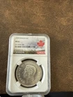 1949 Canada Silver Dollar Uncirculated NGC MS61 W/ Canada Label!