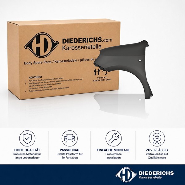 KotflÜGel Links Diederichs 4483007 FÜR Renault Fender SeitenflÜGel-image