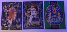 2024-25 Panini Select Mezzanine Chet Holmgren Blue Cracked Ice Prizm BONUS CARDS