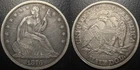 1876 CC Seated Liberty Half Dollar 50c Rare CARSON CITY Choice XF US Type Coin