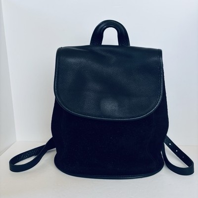 バッグ Vintage Coach Black Berkeley Backpack Coach 9016 Vintage Berkeley Suede Backpack Bag – Rare Black Pebble