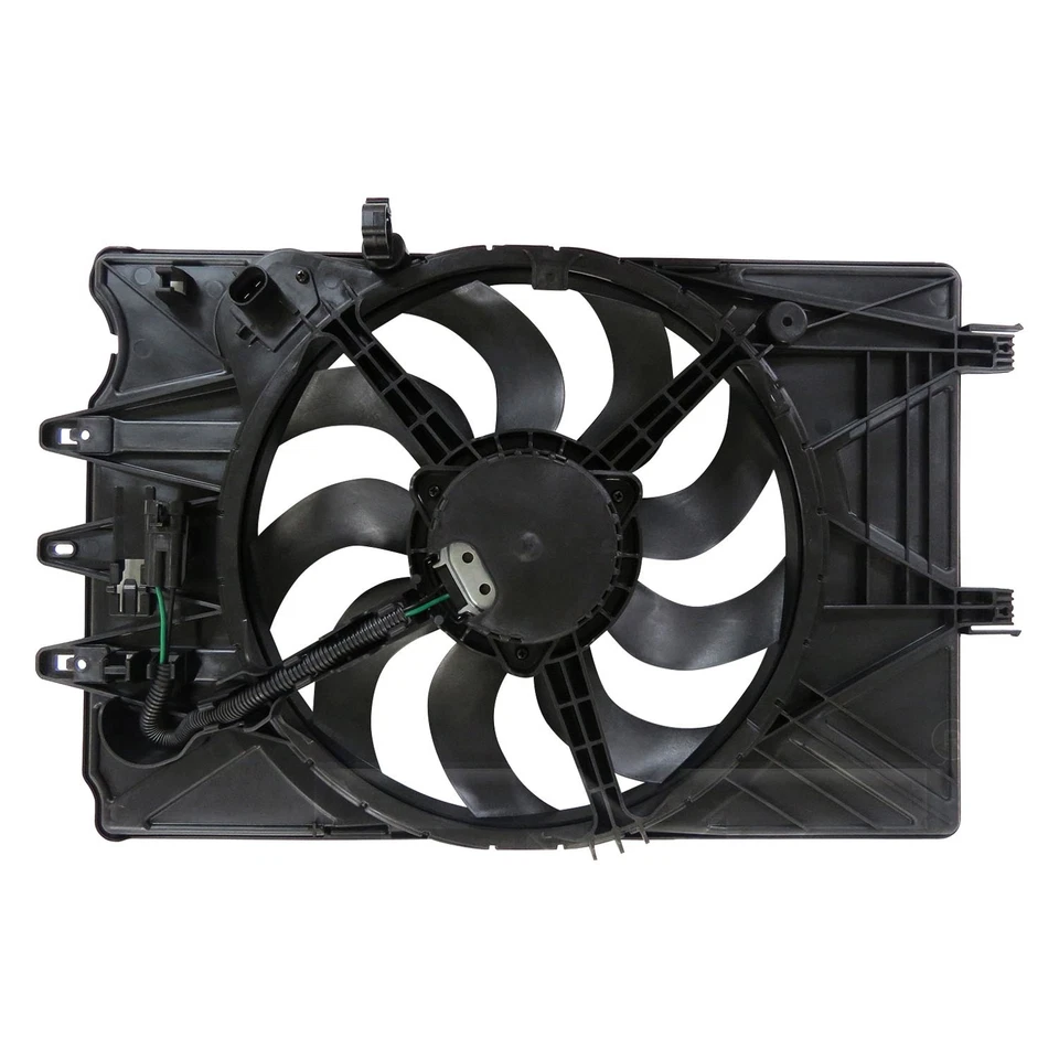 For Fiat 500L 2014-2019 TYC 623560 Dual Radiator & Condenser Fan Assembly Foto 2 de 2