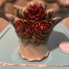 Vintage Pottery Floral Planter/vase