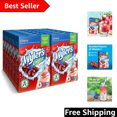 Hydrate Deliciously with Wyler's Light Cherry Drink Mix - 96 Sugar-Free Packets