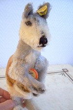 Steiff  KÄNGURUH  LINDA 1968 & Baby K/F/S aus dem Steiff Kinderbuch 28 cm Top