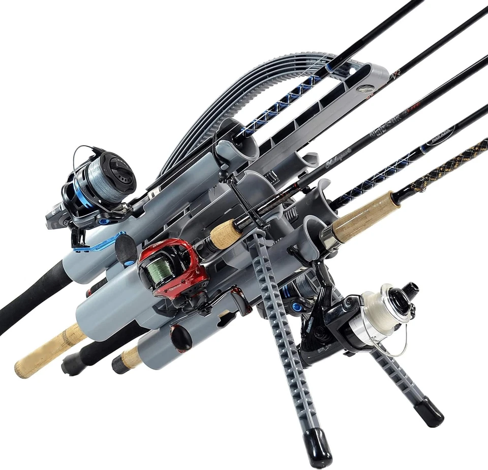 Portable Fishing Rod Rack Pro: Safely Transport 5 Rods for Any Fishing Style - Image 3 of 4