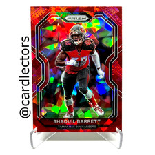 2020 Panini PRIZM Football SHAQUIL BARRETT #260 Red Cracked Ice SP BUCCANEERS
