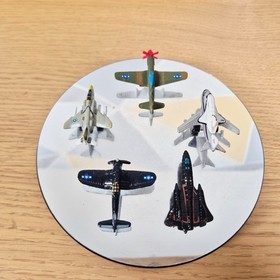 Micro Machines Galoob 1987 Aircraft 1 Collection #6 Full Set