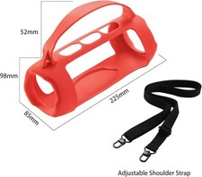 For JBL Charge 5 Wi-Fi Wireless BT Speaker Silicone Portable Shoulder Case Cover