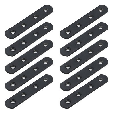 T Tulead Metal Brackets 4-Hole Brace Straight Dresser Mirror Brackets Flat Br...