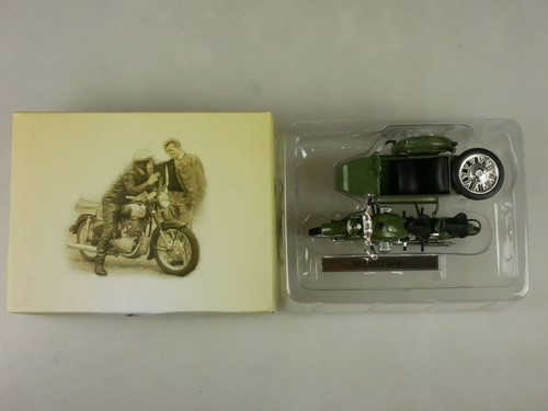 Atlas 1/24 DDR IMZ M72 Ural Motorrad mit Beiwagen 7168121 Box 129955 - Bild 1 von 4