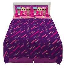 Franco Kids Bedding LOL Surprise bambola letto matrimoniale/set lenzuola full size nuovo con scatola