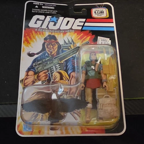 Hasbro G.I. Joe Spirit Iron-Knife Tracker Action Figure 2008 with Bird