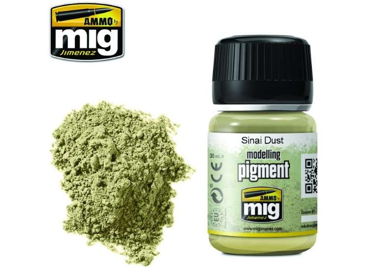 Ammo Mig A.MIG3023 35ml - Pigments - Sinai Dust
