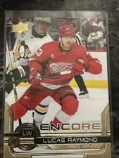 Lucas Raymond 2024/25  upper Deck Hockey Extended ENCORE GOLD E-11