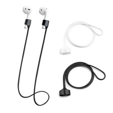 2 Pack Magnetic Earbud Lanyards Soft Silicone Anti-Lost Straps for Sports NEW