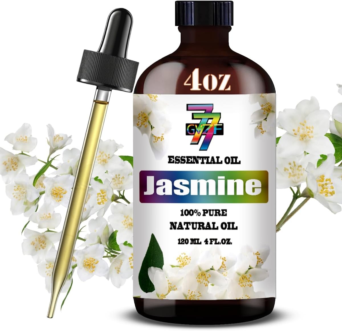 (4 Oz/120 Ml) &mdash; Jasmine Oils For Aromatherapy, Diffusers