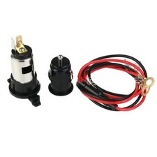 12V Car Motorcycle ATV Boat Car Cigarette Lighter Socket Outlet Plug Adapter N
