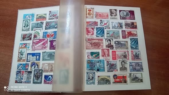 VECCHIA RUSSIA - ALBUM VINTAGE - URRS - CCCP - LOTTO CIRCA 600 ...