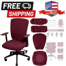 4 Pcs Office Chair Covers Set Computer Universal Protective Stretchable Chair...