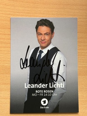 Leander Lichti - Rote Rosen - Autogrammkarte original signiert - #49126
