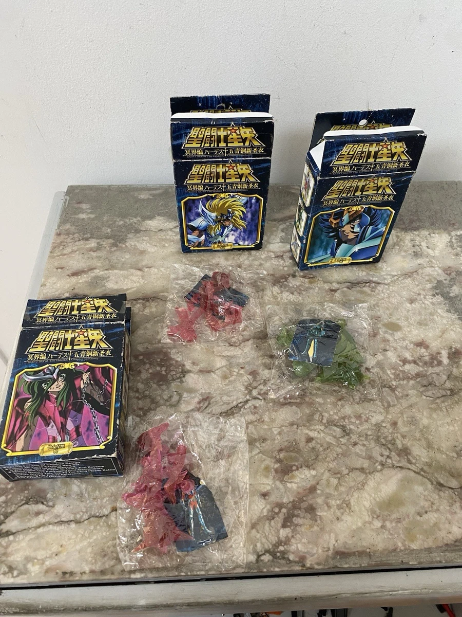 Lot De 4 Figurines Saint Seiya (Chevaliers Du Zodiaque) Bronze V2 - Bandai Années 2000