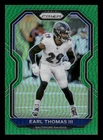 2020 Panini Prizm Football Green Prizm Earl Thomas III #42
