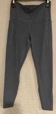 Athleta Legging W/Pockets In Dark Gray. Small. Transcend Stash Tight. Yoga Wear