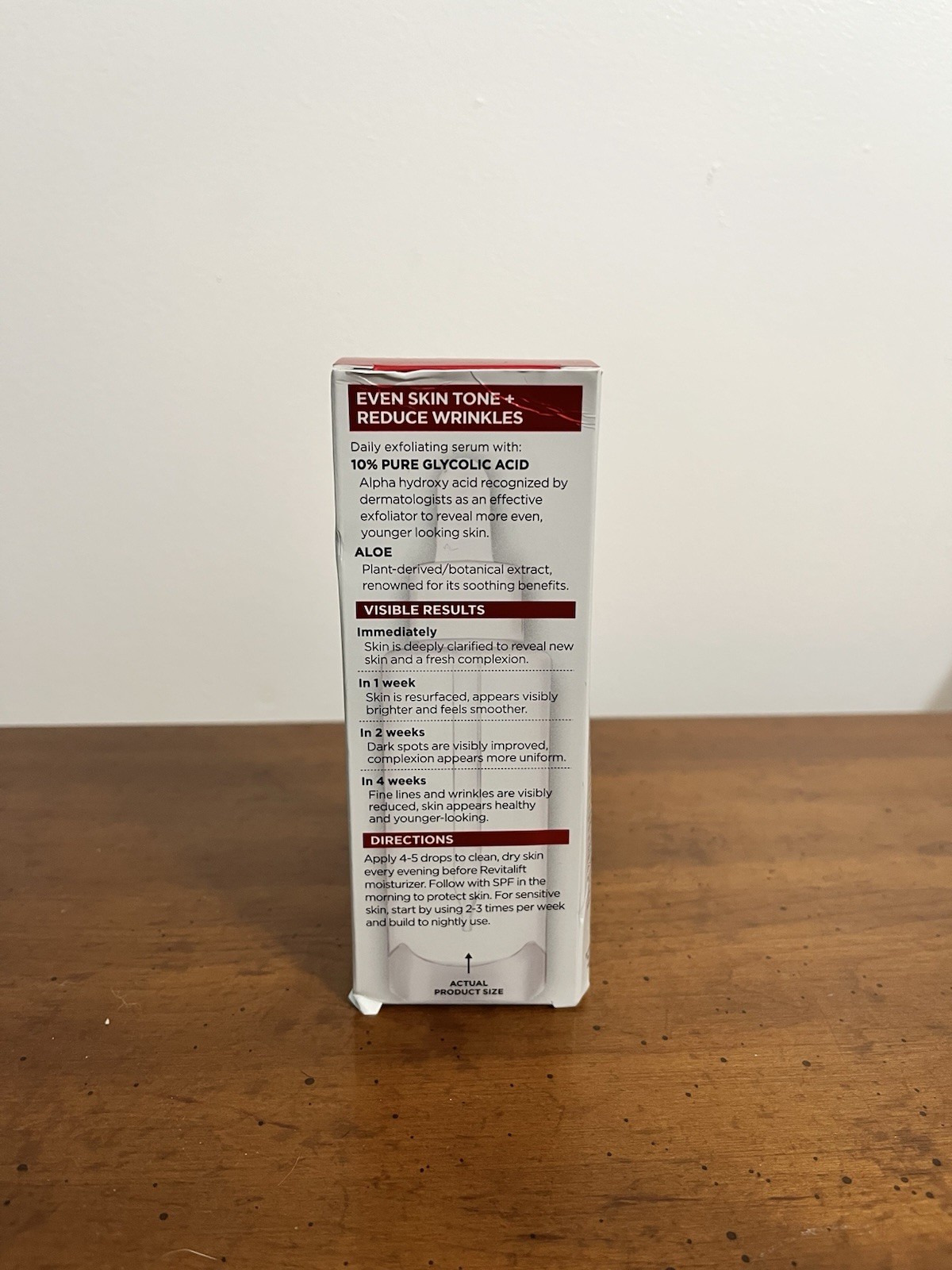 Loreal Revitalift Derm Intensives 10% Pure Glycolic Acid Serum New 1.7oz Bottle