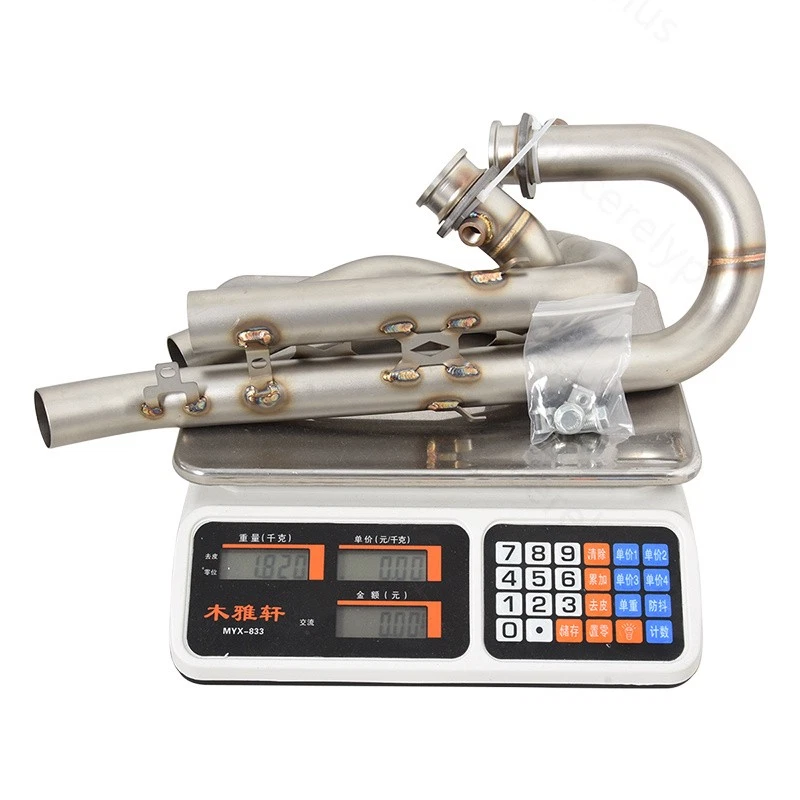 Sistema de cabezal de tubo de escape para Triumph Street Scrambler Gold Line 2021-2023 Foto 2 de 4