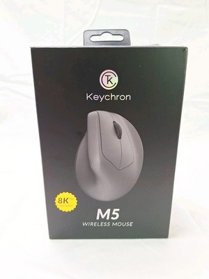 Keychron M5 Multi-Device Bluetooth Wireless Mouse Black 8K