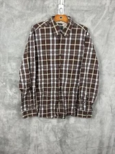 JOE Joseph Abboud Button Up Shirt Men's XLLong Sleeve Plaid Casual Modern Fit