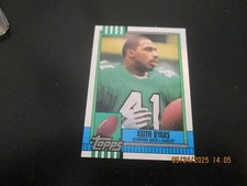 KEITH BYARS EAGLES 1990 TOPPS FOOTBALL CARD #91